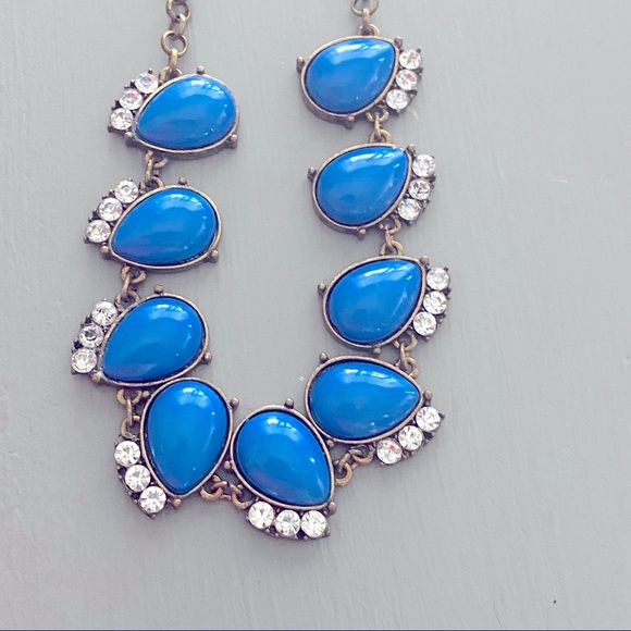 J. Crew Jewelry - J. Crew Blue Statement Necklace